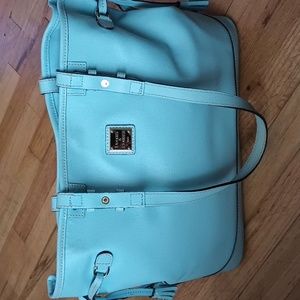 Dooney and Bourke Safiano double strap tassel tote
